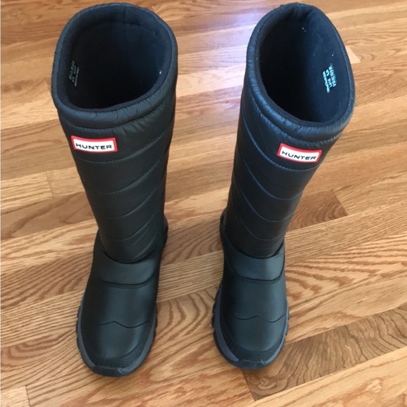 Free People x Hunter Original Insulated Tall Snow Boots Size 8 NWT - Picture 4 of 12